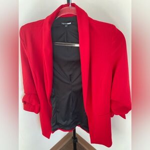 Fashion Nova Vibrant Red Women's Blazer